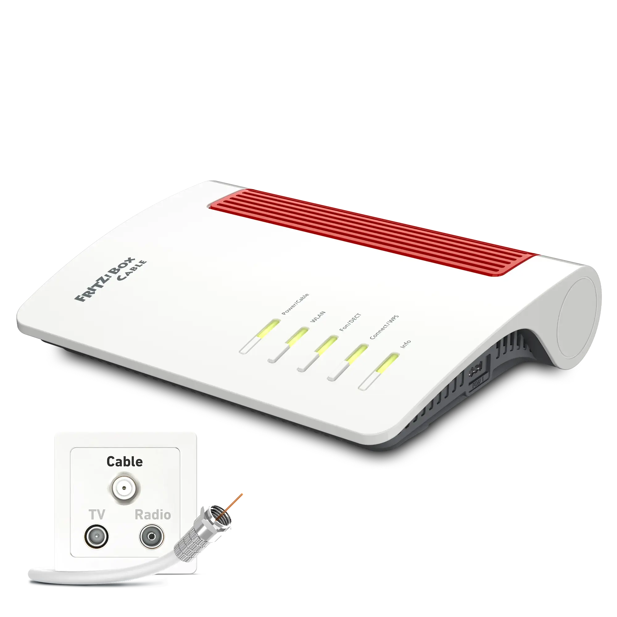 FRITZ!Box - freigestellt mit transparentem Hintergrund