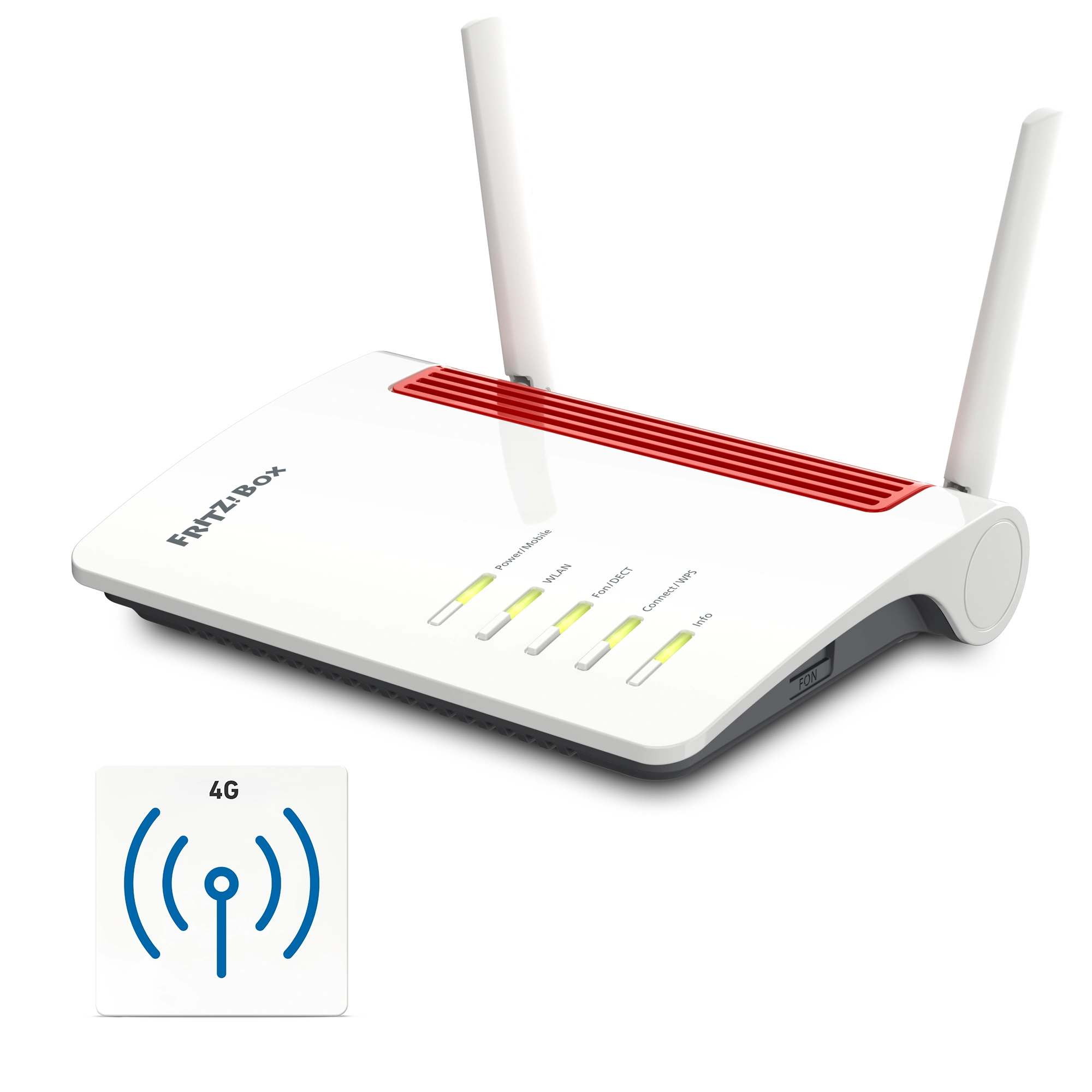 FRITZ!Box - freigestellt mit transparentem Hintergrund