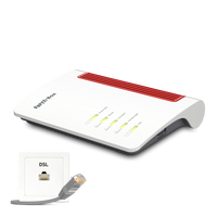 FRITZ!Box - freigestellt mit transparentem Hintergrund