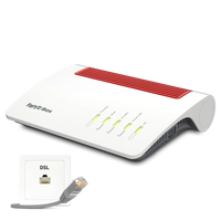 FRITZ!Box - freigestellt mit transparentem Hintergrund