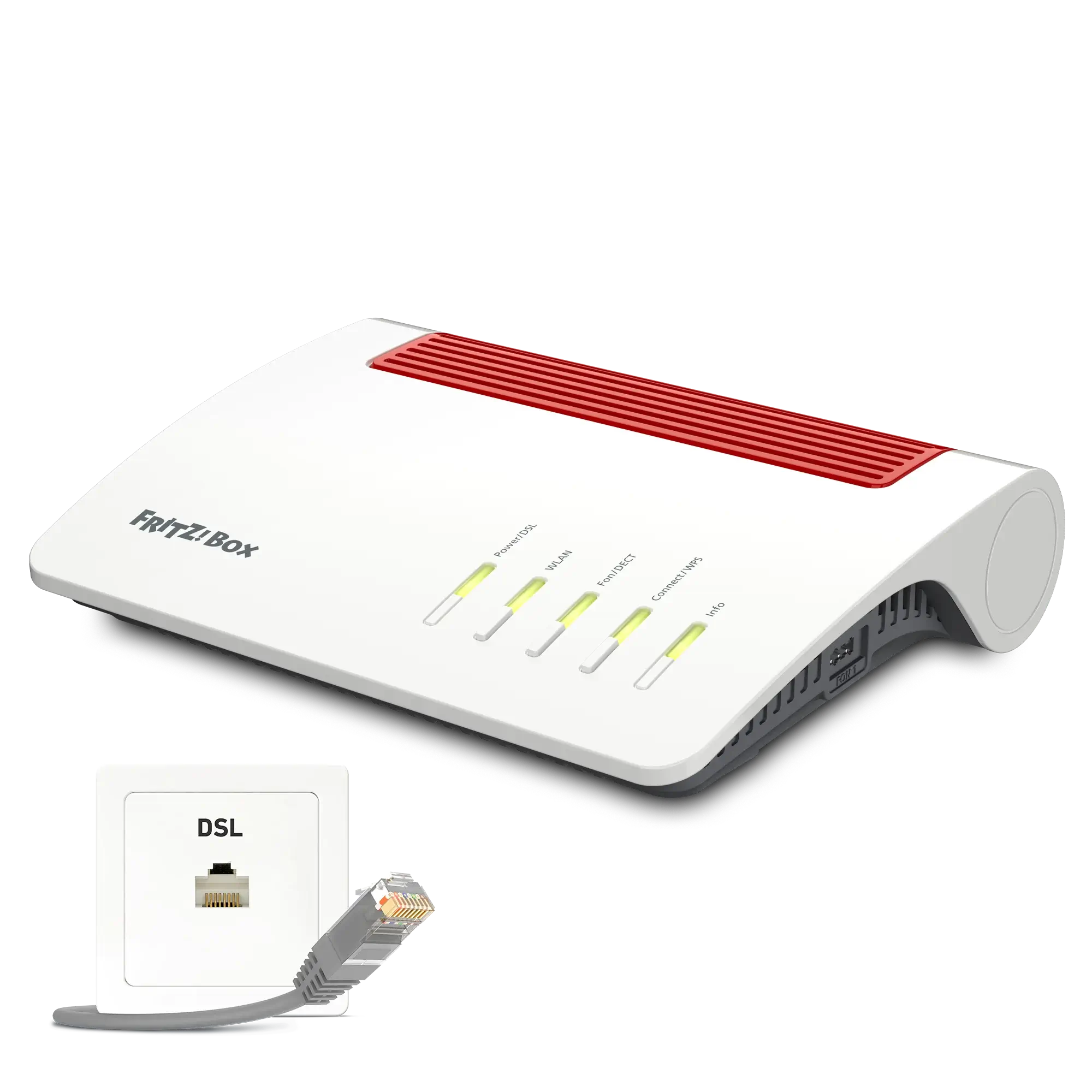 FRITZ!Box - freigestellt mit transparentem Hintergrund
