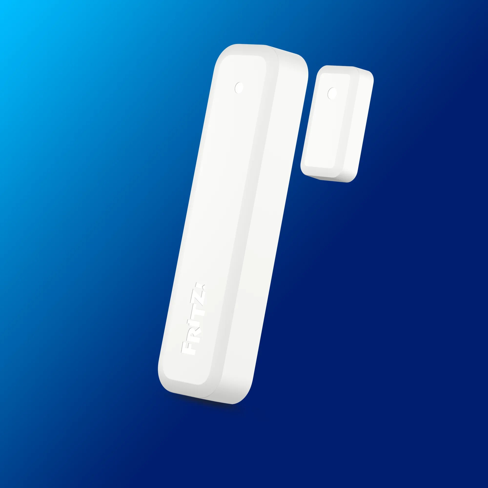 FRITZ!DECT 350 auf blauem Hintergrund