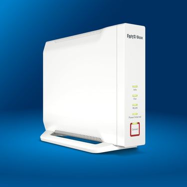 FRITZ!Box 4060 auf blauem Hintergrund