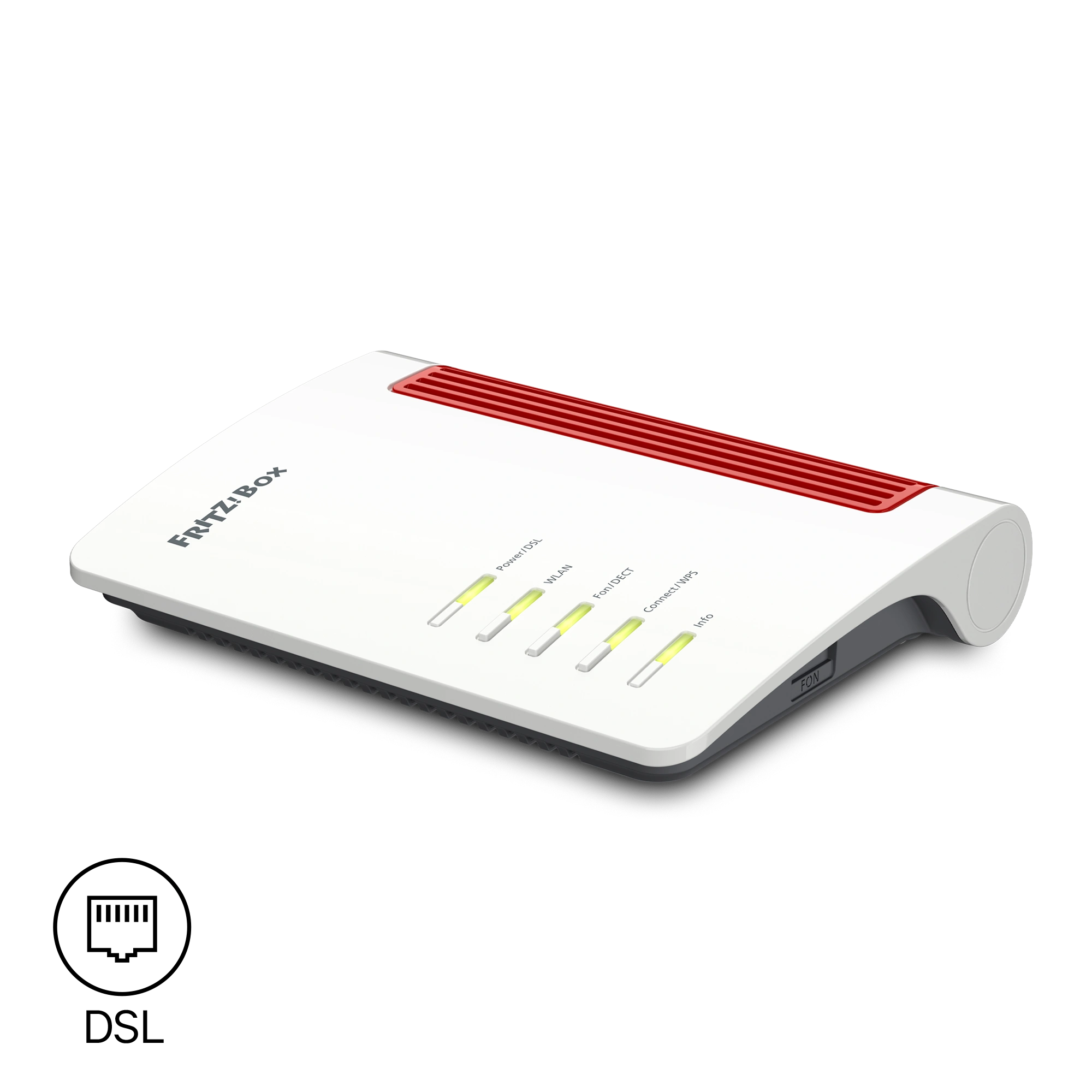 FRITZ!Box - freigestellt mit transparentem Hintergrund