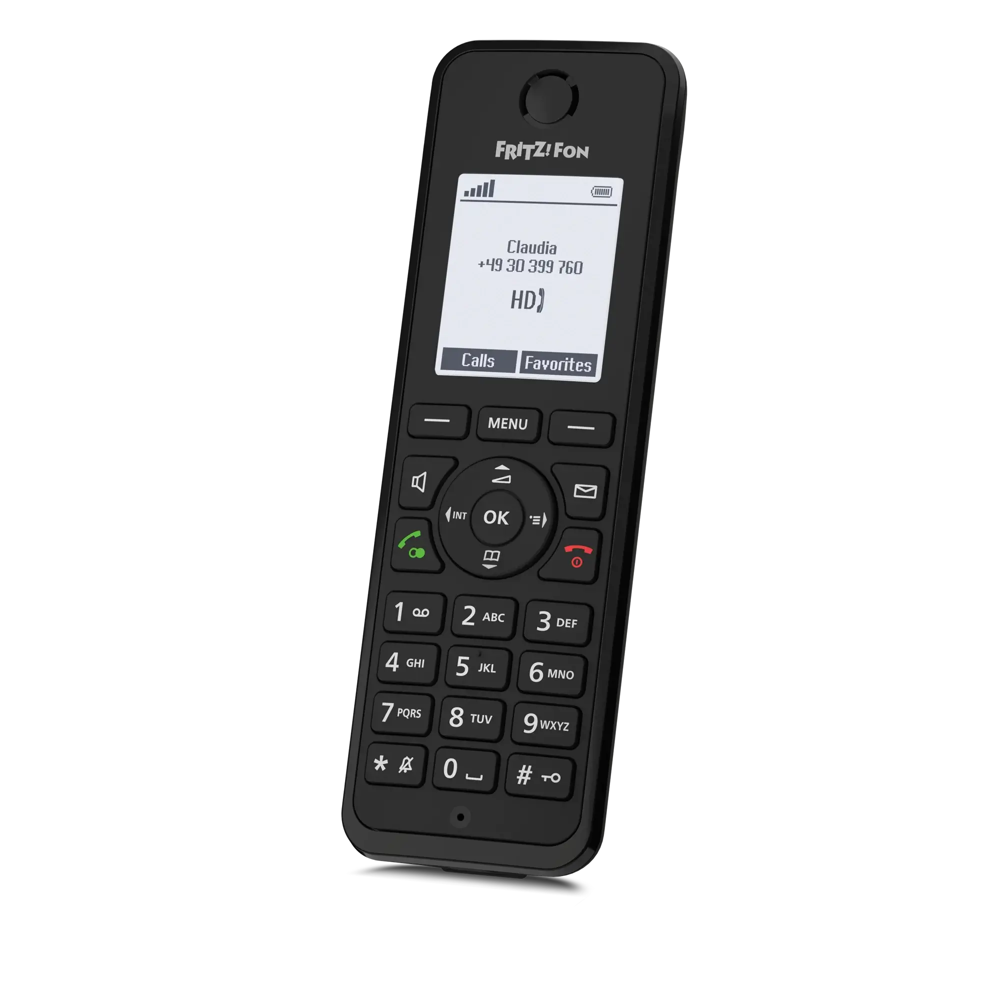 Cordless FRITZ! Fon X6 DECT Con Display A Colori 2.4", Vivavoce HD, Smart Home, Batteria Lunga Durata – Bianco, Manuale IT