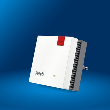 FRITZ!Repeater 1700 auf blauem Hintergrund