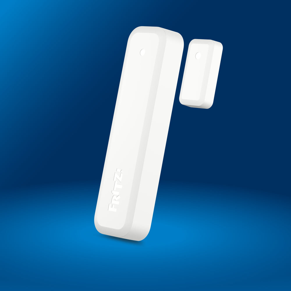 FRITZ!Smart Control 350 auf blauem Hintergrund