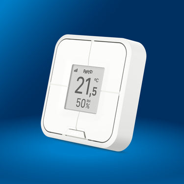 FRITZ!DECT 440 auf blauem Hintergrund